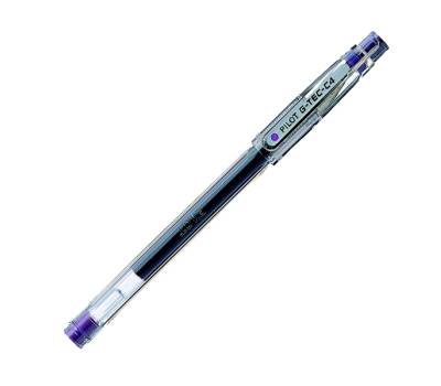 Penna a sfera Gel G Tec C4 - punta 0,4 mm - viola - con cappuccio - Pilot - 011658 - 4902505139369 - DMwebShop