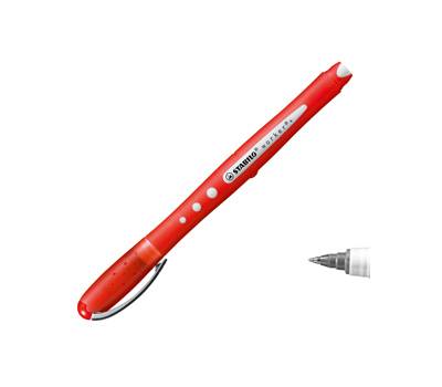 Roller Worker Colorful - con cappuccio - punta 0,5 mm - rosso - Stabilo - 2019/40 - 4006381415576 - DMwebShop