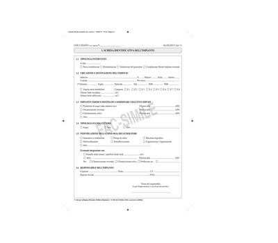 Libretto impianto climatizzazione 297 x 210 mm 48 fogli - 15901