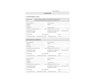 Libretto impianto climatizzazione Lombardia 297 x 210 mm 48 fogli - 15899 Libretto impianto climatizzazione Lombardia 297 x 210 mm 48 fogli - 15899