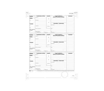 Modulo continuo carico scarico rifiuti detentori Mod A 12 x 24,250 fogli - 15895