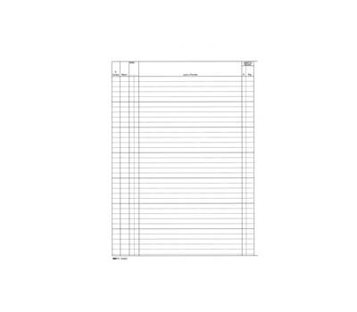 Registro contabilita dei lavori 31 x 21 cm 47pg numerate - 15888