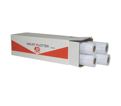 Carta JP One P.90M - per plotter inkjet - 625 mm x 50 mt - 90 gr - opaca - bianco - conf. 4 pezzi - As Marri - 8748 - 8023927087482 - DMwebShop