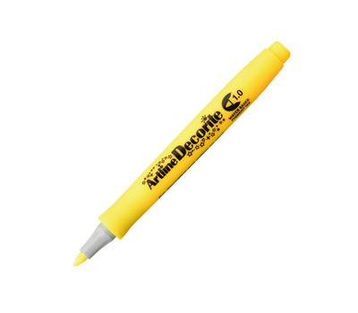 Marcatore Decorite - punta tonda - 1 mm - giallo - Artline - A EDF-1/G - 4549441009907 - DMwebShop