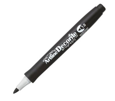Marcatore Decorite - punta tonda - 1 mm - nero - Artline - A EDF-1/N - 4549441009808 - DMwebShop