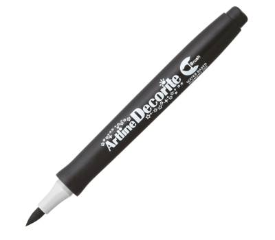 Marcatore Decorite - punta pennello - nero - Artline - A EDF-F/N - 4549441010606 - DMwebShop