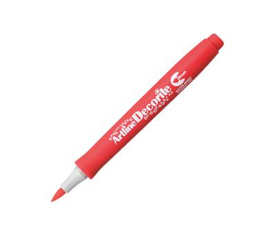 Marcatore Decorite - punta pennello - rosso - Artline - A EDF-F/R - 4549441010644 - DMwebShop