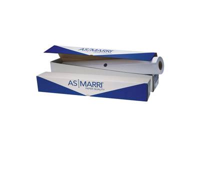 Carta J.80S - per plotter inkjet - 610 mm x 50 mt - 80 gr - bianco opaco - As Marri - 8657 - 8023927086577 - DMwebShop