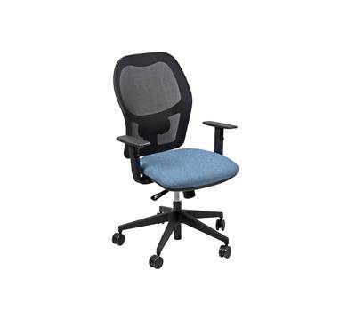 Seduta ergonomica Hubble - tessuto post consumo - celeste - Unisit - HUHU/BR/HC - 8059513460117 - DMwebShop