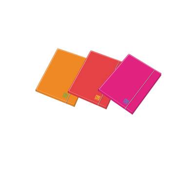 Cartella Fluo One Color - 3 lembi - con elastico - dorso 1 cm - colori assortiti - conf. 6 pezzi - Blasetti - 7734 - 8007758177345 - DMwebShop