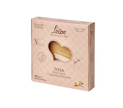 Torta Tosa - nocciola e caramello salato - 300 gr - Loison - 581 - 581102402515240930 - DMwebShop