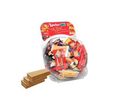 Wafer Minis - 700 gr - bolle self service da 140 pezzi - Loacker - LOMIN - 8000380207626 - DMwebShop