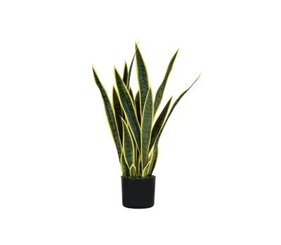 Pianta ornamentale Sansevieria - artificiale - polietilene - 21 foglie - 75 cm - King Collection - P2150075 - 8023755056520 - DMwebShop