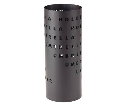 Portaombrelli - metallo verniciato - fantasia lettere - nero - King Collection - P1817289 - 8023755053529 - DMwebShop