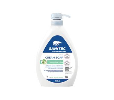 Crema di sapone Luxor Green Aloe - 1 lt - Sanitec - 1080 - 8054633837917 - DMwebShop
