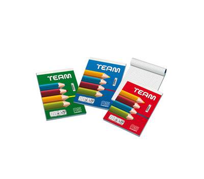 Bocco note Team - 5 mm - 150 x 210 mm - 50 gr - 50 fogli - conf. 10 pezzi - Blasetti - 1003 - 8007758012127 - DMwebShop