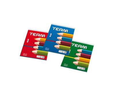 Bocco note Team - 5 mm - 210 x 297 mm - 50 gr - 50 fogli - conf. 10 pezzi - Blasetti - 1006 - 8007758002159 - DMwebShop