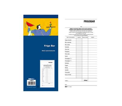 Blocco frigo bar - 22 x 10 cm - 100 fogli - 2 copie autoricalcanti - conf. 10 pezzi - Edipro - E5962A - 8023328596217 - DMwebShop