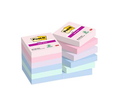 Blocco Post it Super Sticky 622-12SS-SOUL - 47,6 x 47,6 mm - colori Soulful - 90 fogli - conf. 12 pezzi - Post-it - 7100290159 - 4064035065706 - DMwebShop