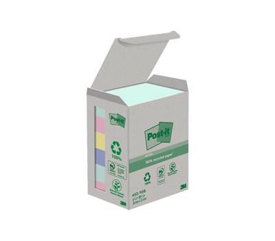 Blocco Post it - carta riciclata - 653-1GB - 38 x 51 mm - natural - 100 fogli - conf. 6 pezzi - Post-it - 7100259445 - 4054596928350 - DMwebShop