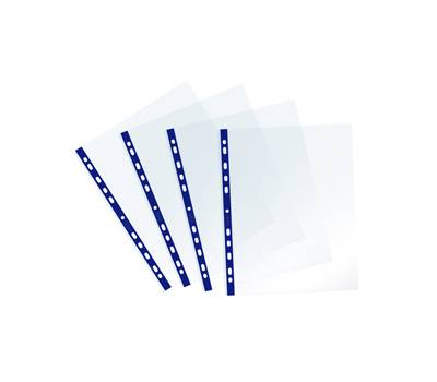 Buste forate Sprint con banda liscia - 22 x 30 cm - blu - conf. 25 pezzi - Favorit - 400159686 - 8006779044353 - DMwebShop