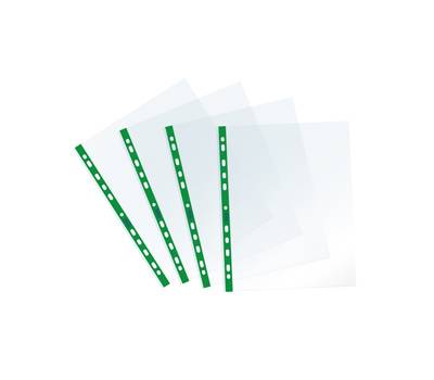 Buste forate Sprint con banda liscia - 22 x 30 cm - verde - conf. 25 pezzi - Favorit - 400159689 - 8006779044445 - DMwebShop