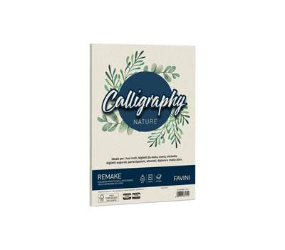 Carta Calligraphy Nature Remake - A4 - 250 gr - perla - conf. 50 fogli - Favini - A690564 - 8007057671711 - DMwebShop