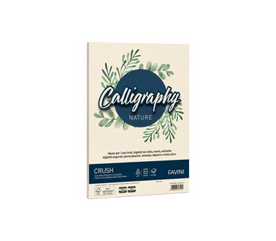 Carta Calligraphy Nature Crush - A4 - 200 gr - alga - conf. 50 fogli - Favini - A69Q344 - 8007057617221 - DMwebShop