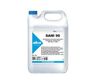 Disinfettante concentrato Sani 90 - battericida - fungicida - 5 lt - Alca - ALC1209 - 8032937571300 - DMwebShop Disinfettante concentrato Sani 90 - battericida - fungicida - 5 lt - Alca - ALC1209 - 8032937571300 - DMwebShop