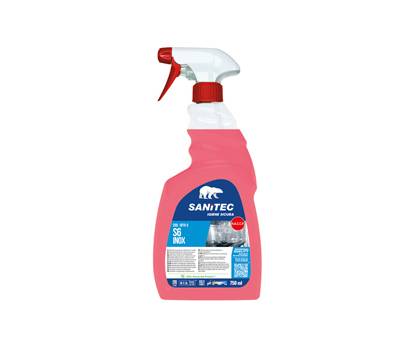 Detergente sgrassante S6 Inox - per superfici - 750 ml - Sanitec - 1875-S - 8032680392115 - DMwebShop