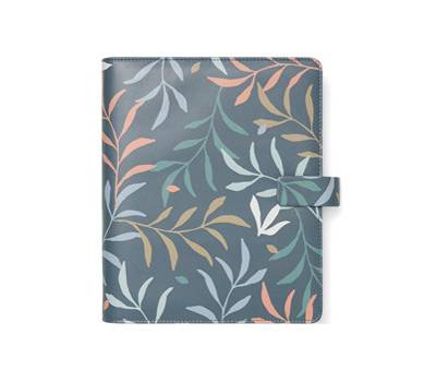 Organiser - con cinturino - fantasia Botanical - A5 - 233 x 217 x 46 mm - blu - Filofax - 22-022646 - 5059145482597 - DMwebShop