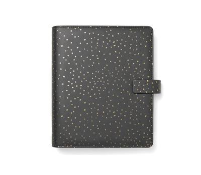 Organiser Confetti - f.to A5 - 233 x 217 x 46 mm - con cinturino - nero - Filofax - 22-028743 - 5059145473939 - DMwebShop