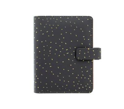 Organiser Confetti - f.to Personal - 187 x 153 x 40 mm - con cinturino - nero - Filofax - 22-028722 - 5059145460182 - DMwebShop