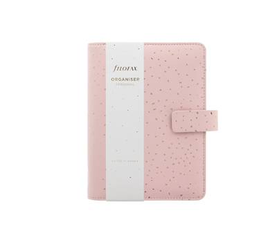 Organiser Confetti - f.to Personal - 187 x 153 x 40 mm - con cinturino - rosa - Filofax - 22-028723 - 5059145460205 - DMwebShop