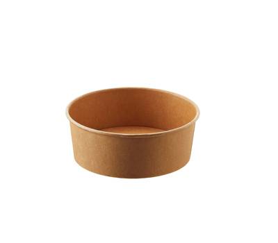 Insalatiera Street Food - 16 x H 6,8 cm - 1300 ml - avana-bianco - conf. 24 pezzi - Leone - H0761 - 8024112015983 - DMwebShop