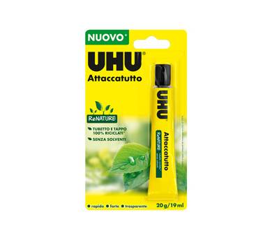 Colla attaccatutto - senza solventi - 20 ml - in blister - Uhu - D3242 - 34301 - 4026700343007 - DMwebShop