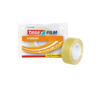 Nastro adesivofilm - 19 mm x 33 mt - trasparente - confezionato singolarmente - conf. 24 pezzi - Tesa - 57225-00001-02 - 4042448049605 - DMwebShop
