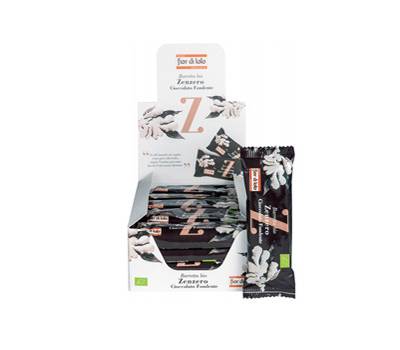 Barretta di riso - zenzero-cioccolato fondente - 30 gr - conf. 20 pezzi - Fior Di Loto - 0700385 - 8016323031272 - DMwebShop