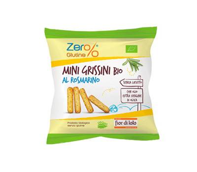 Mini grissini - rosmarino - monodose da 30 gr - conf. 12 pezzi - Zer%glutine - 0700674 - 700674 - DMwebShop