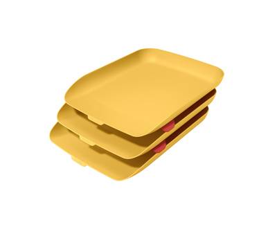 Kit tripla vaschetta portacorrispondenza Cosy - giallo - Leitz - 53582019 - 4002432126255 - DMwebShop