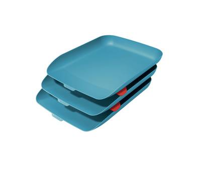 Kit tripla vaschetta portacorrispondenza Cosy - blu - Leitz - 53582061 - 4002432126262 - DMwebShop