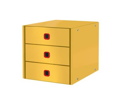 Cassettiera ClickeStore Cosy - 3 cassetti - giallo - Leitz - 53680019 - 4002432128693 - DMwebShop