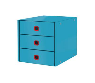 Cassettiera ClickeStore Cosy - 3 cassetti - blu - Leitz - 53680061 - 4002432128709 - DMwebShop