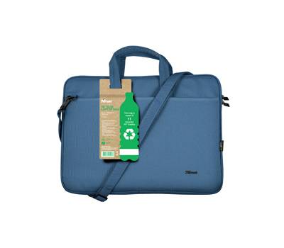 Borsa per notebook Bologna ecocompatibile da 16 blu - 25871