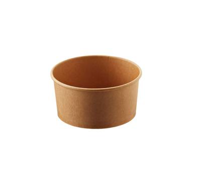 Insalatiera Street Food diametro 15 x H 7,5 cm 1000 ml avana bianco Leone H0759 - 26196