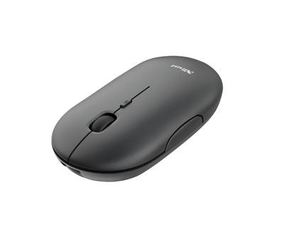 Mouse Puck ultrasottile wireless ricaricabile nero - 25925
