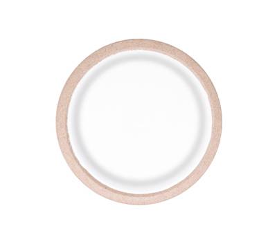 Piatto fondo monouso Twin rotondo diametro 20,5 cm cellulosa avana bianco Green Dopla 11791 - 26187