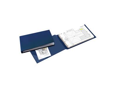 Raccoglitore Sanremo 2000,4 anelli a D diametro 40 mm A3,42 x 30 cm blu album Sei Rota 34423107 - 25264