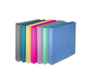 Raccoglitore KingBright - 4 anelli tondi - 30 mm - f.to utile 22 x 30 cm - rivestito in PPL - colori assortiti - conf. 24 pezzi - Starline - 1410412 ASSORTIS - 8025133122810 - DMwebShop
