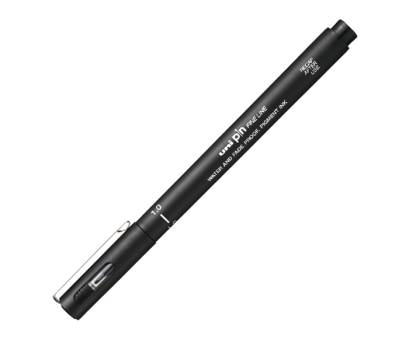 Pin fineliner - punta 1 mm - nero - conf. 12 pezzi - Uni Mitsubishi - M PIN110 N - 4902778254745 - DMwebShop